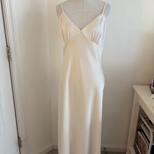 Nordstrom (bp.) White Slip Dress